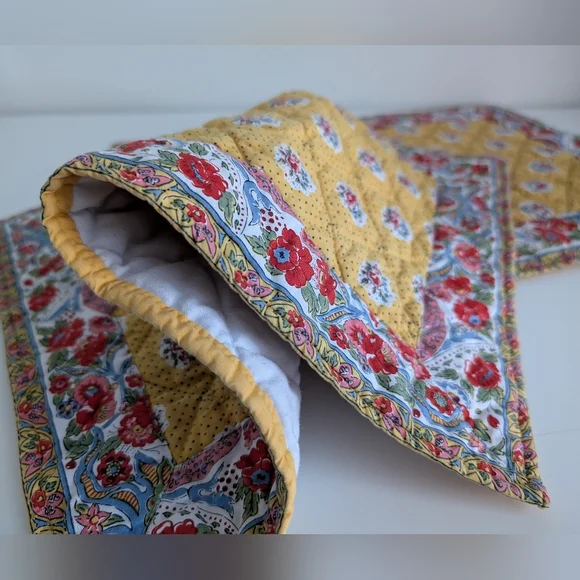 Pierre Deux Vintage French Provincial Quilted Placemats Set 2 Provence Country - Picture 7 of 14